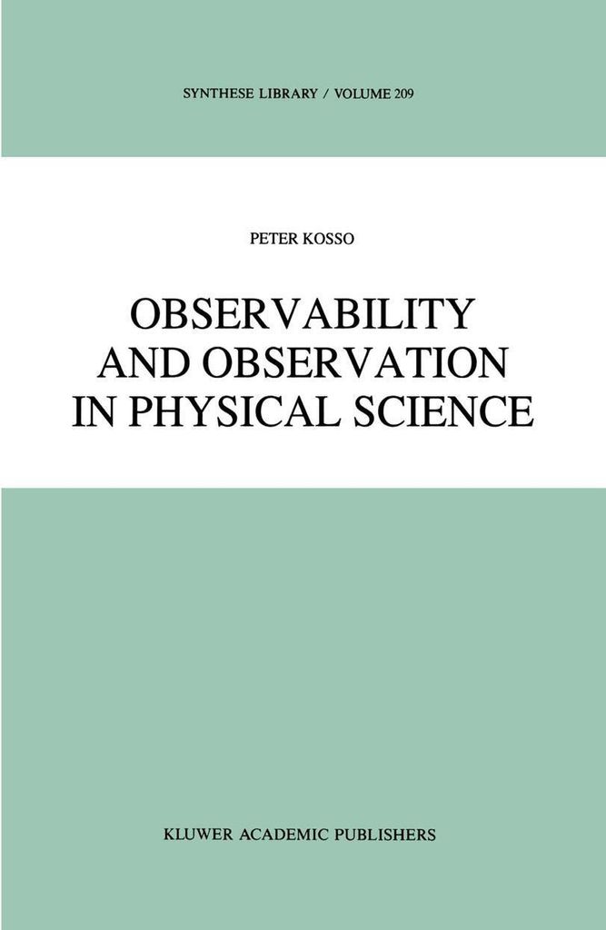 Observability and Observation in Physical Science