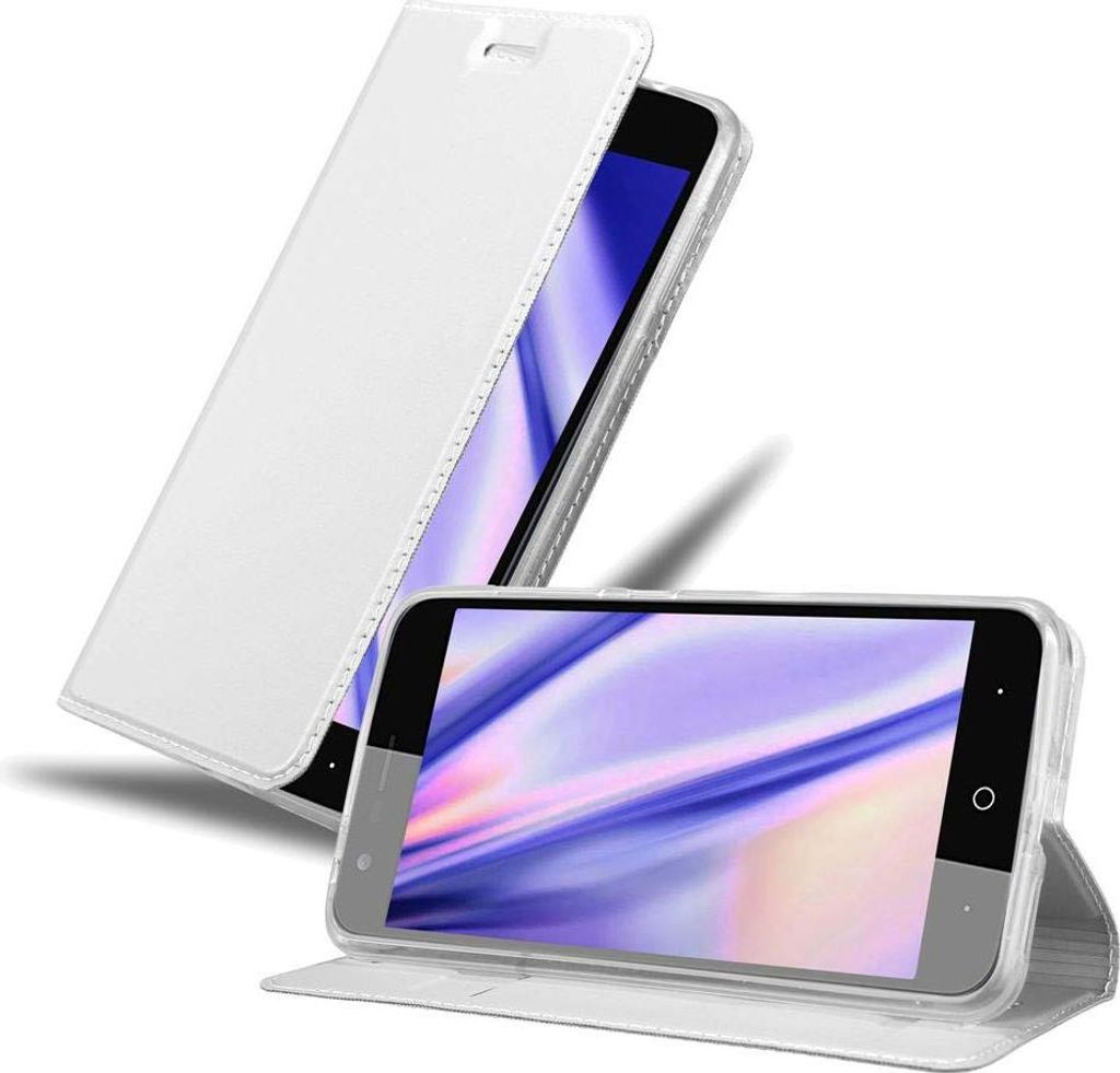 Cadorabo Handyhülle für ZTE Blade V8 Schutz Hülle in Silber Produktbild 