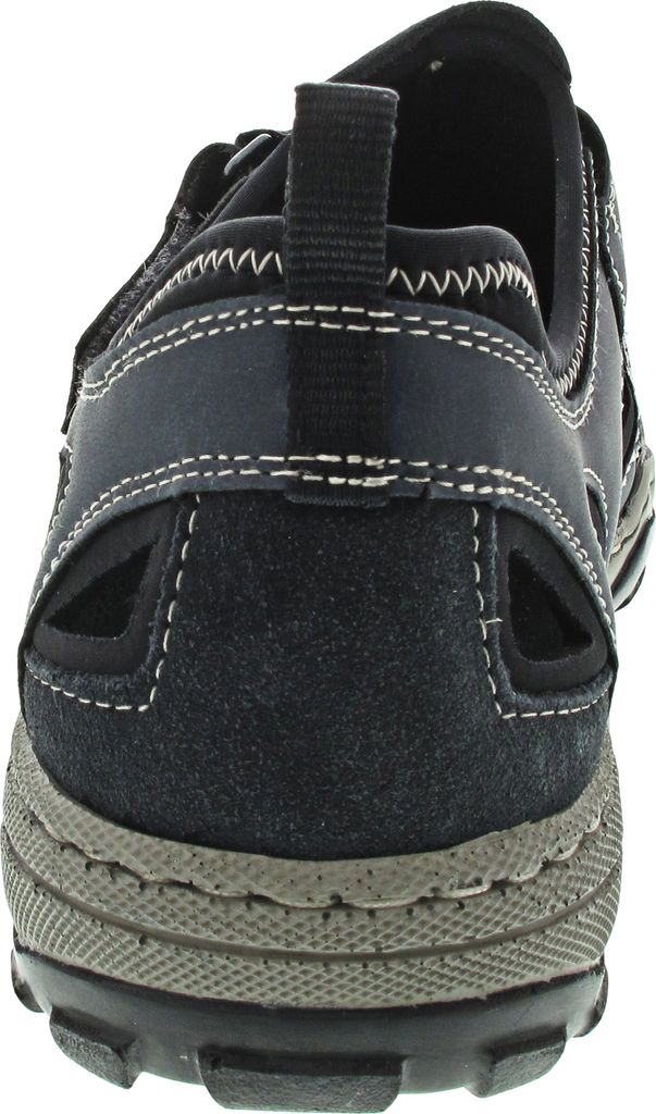 Rieker Herren Klett Halbschuh durchbrochen dunkelblau 44 Produktbild 76