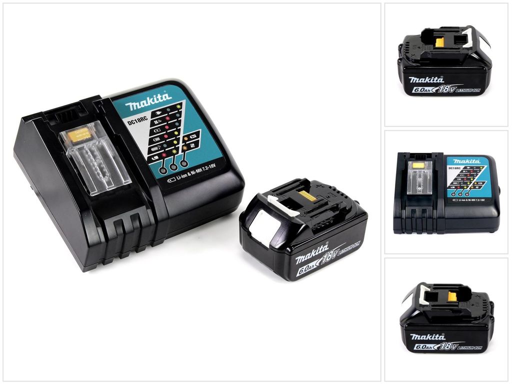 Makita Power Source Kit 18V mit 1x BL1860B Akku 6,0Ah + Produktbild 
