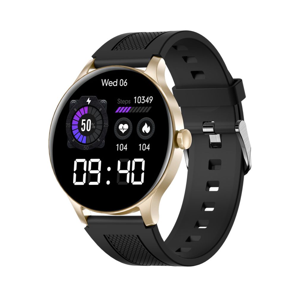 (Gold) Smart Watch NY20 Fashion Fitness Sport Smart Watch Smart Watch IP68 Wasserdichter HD-Rundbildschirm