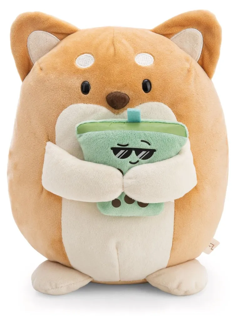 Peluche Chien Hiro 27 cm Nici mymochi - Texture Douceur Bubble Tea Fun - 2