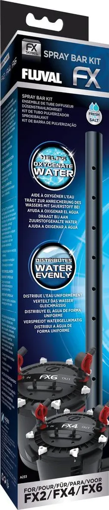 Accessoire de sortie d'eau Fluval FX : barre de pulvérisation complète - 2