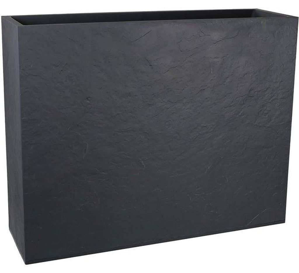 EDA Fioriera Volcania, quadrata, colore: grigio antracite Immagine del prodotto 