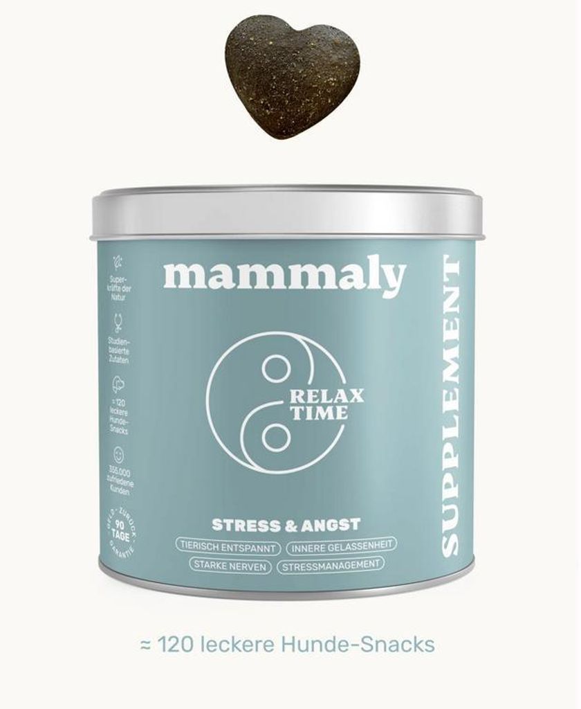 mammaly Relax Time Entspannungs-Snacks für Hunde – Mit Produktbild 