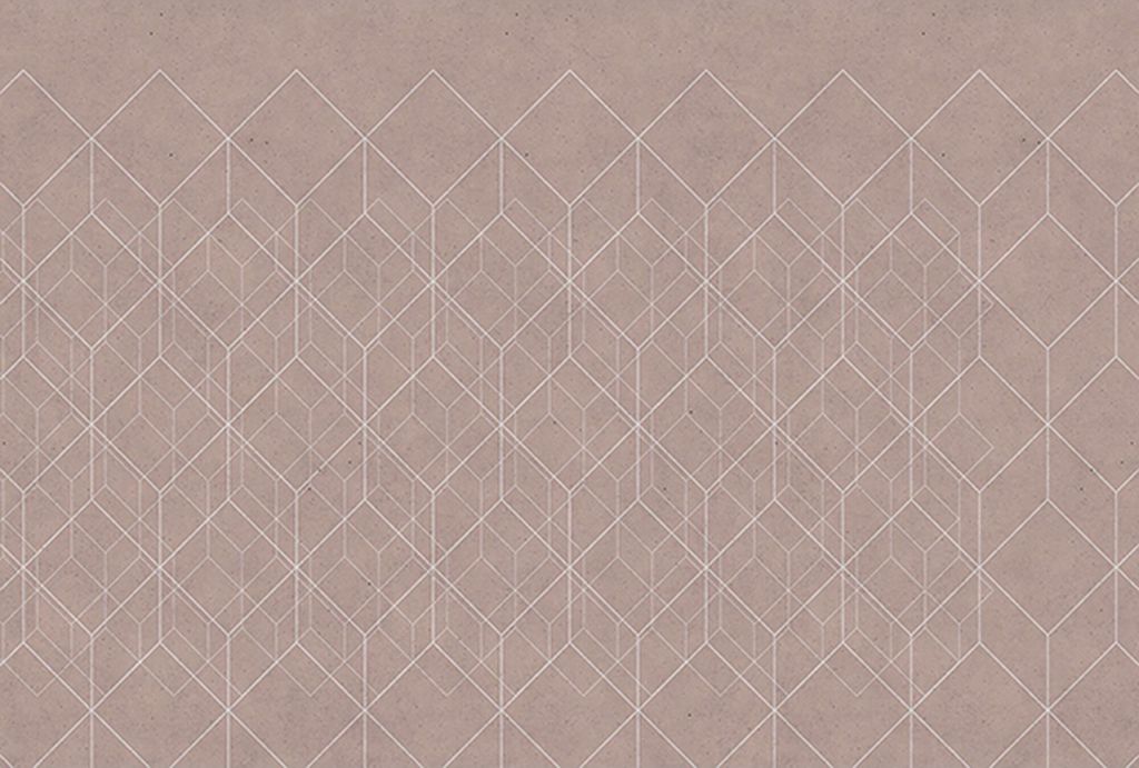 Tadessi Fototapete | Abstrakt | 4.00 m x 2.70 m | Beige | Weiß | Wandbild | Digitaldruck