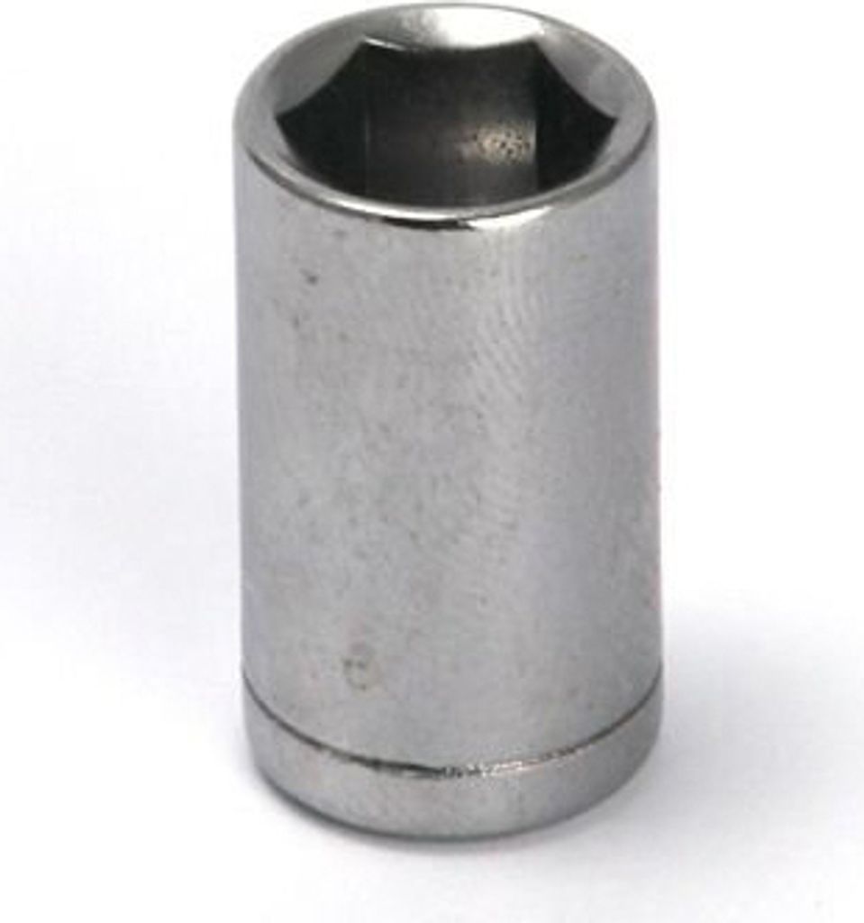 Steckschlüssel 6H ohne Magnet 1/4" 9mm - Stahl - Packung mit 1