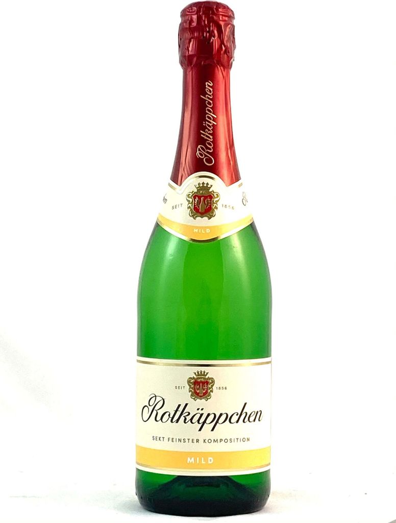 A bottle of Rotkäppchen Sekt Mild.