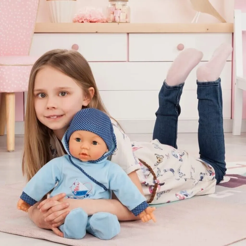 Bayer Design 94683AA Poupée Hello Baby Boy interactive de 46 cm