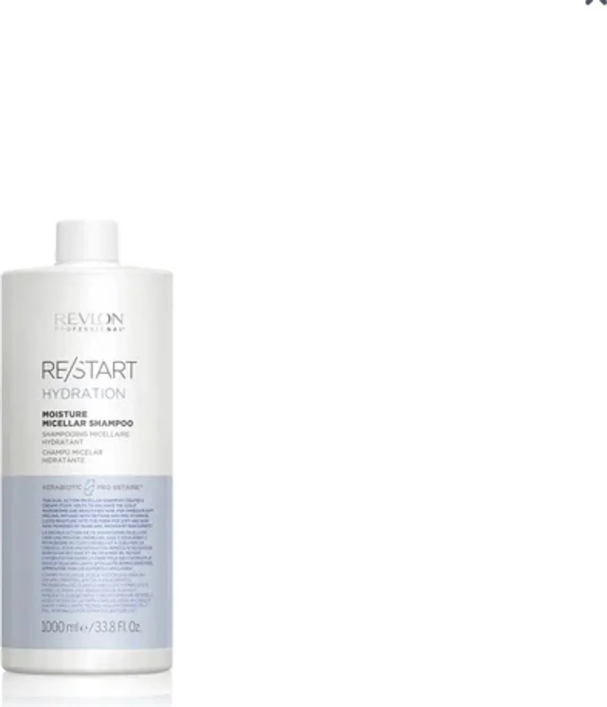 Revlon Professional Restart Hydration Moisture Micellar Shampoo nutriente con effetto idratante 1000 ml