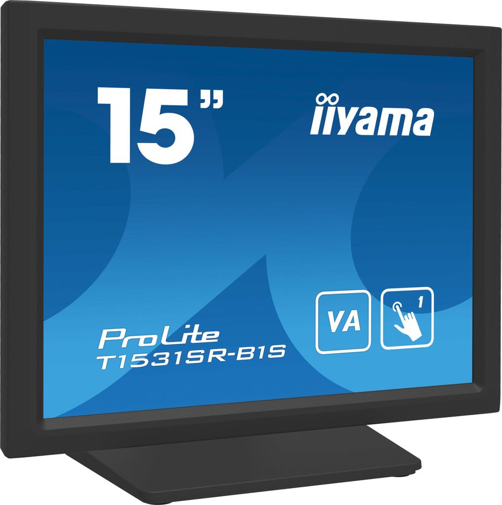 iiyama ProLite T1531SR-B1S, LED-Monitor, (XGA, VA, Touchscreen, VGA