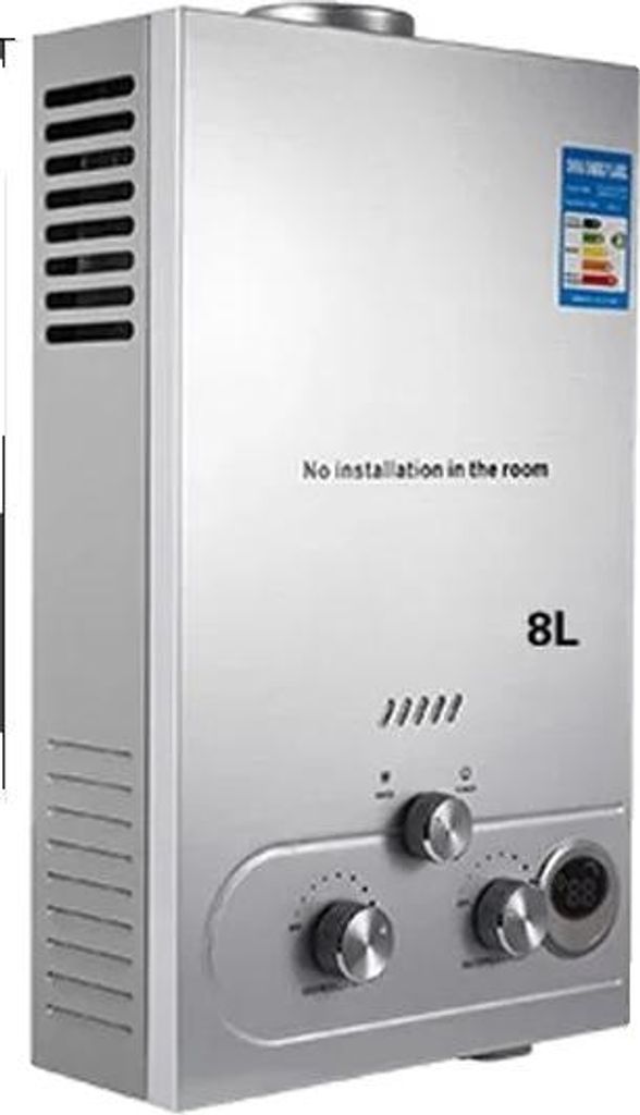 Warmwasserbereiter, Schnelles Heizen, Edelstahlkonstruktion, 8L
