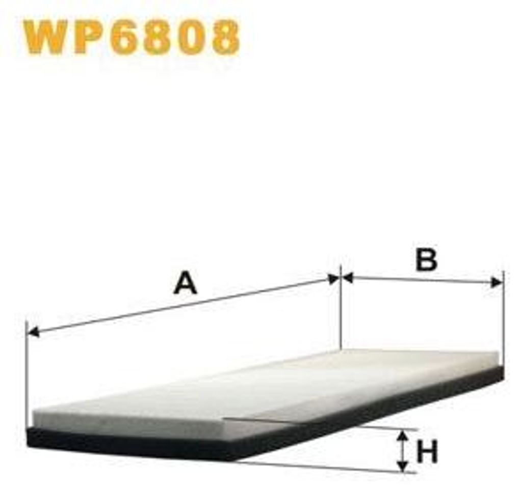 WIX FILTERS WP6808 Innenraumfilter Pollenfilter für VW PASSAT Variant (3B5)