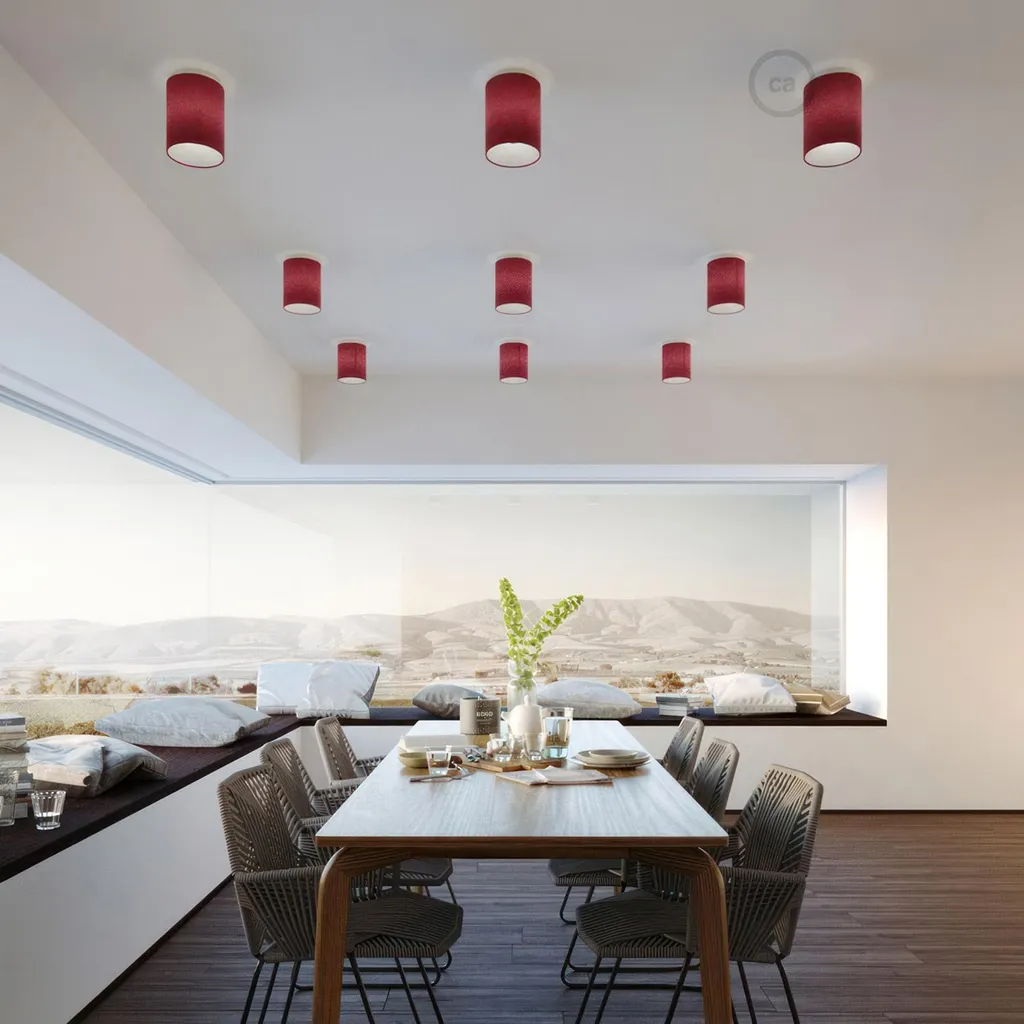 Lampada Filomuro Fermaluce Color - Sistema Illuminazione E27 Cilindro