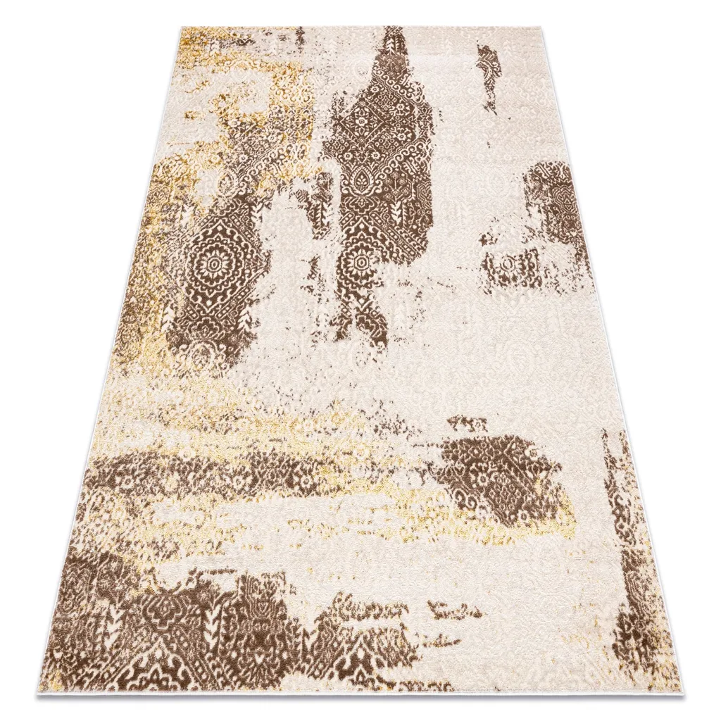 Tapis MEFE 8731 Rosette vintage beige structural molleton 140x190 cm