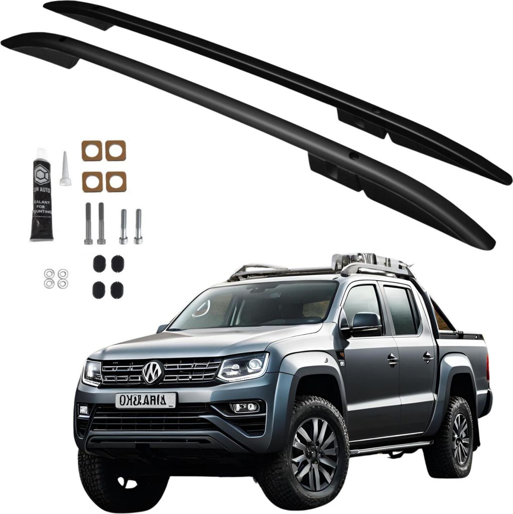 Volkswagen Amarok Střešní ližiny hliníkové černé od roku Obrázek produktu 