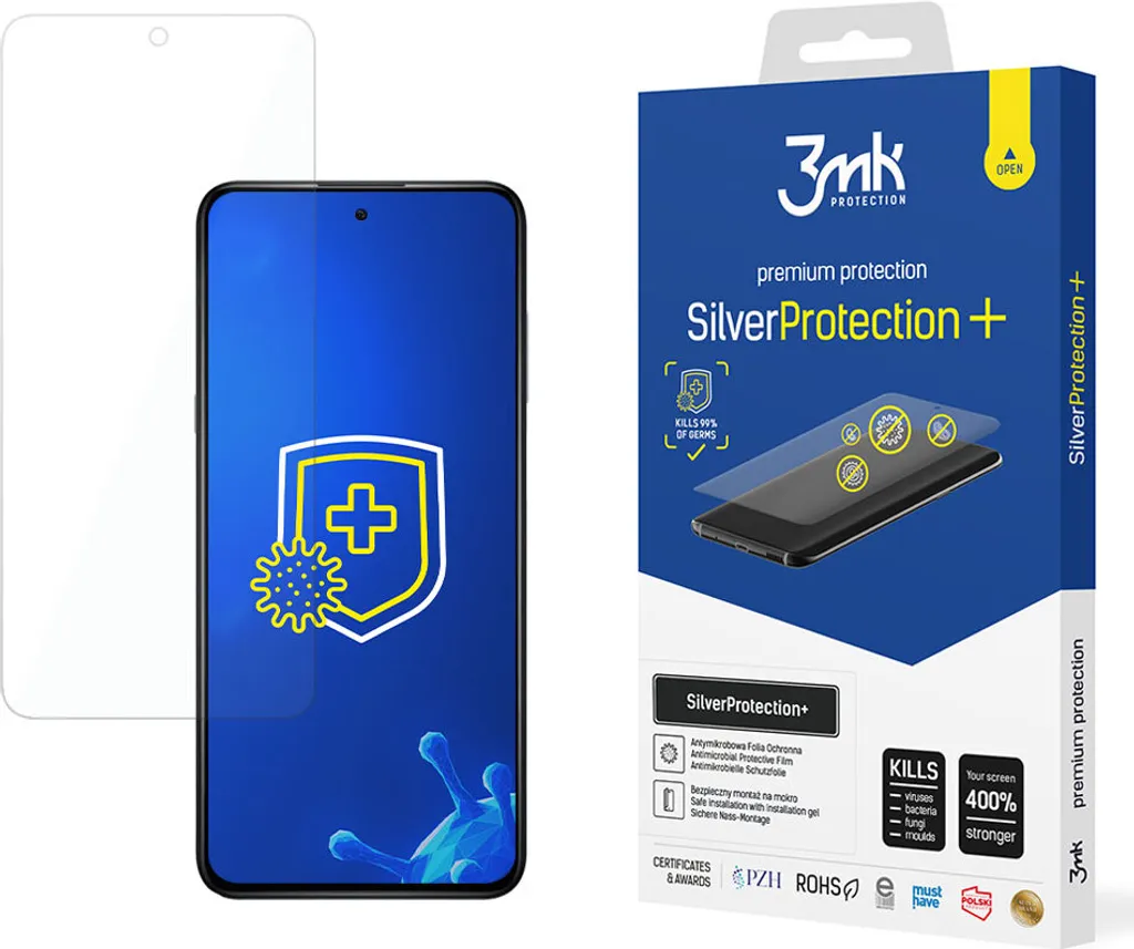 Pellicola 3mk SilverProtection+ per TCL 20 5G - Protezione Totale Antibatterica