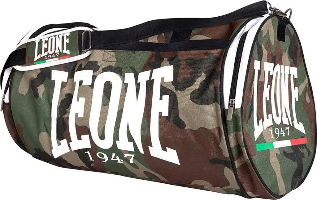 Sac de Sport Militaire 45L Leone1947 Mimetic Coloris Vert et Marron Mixte