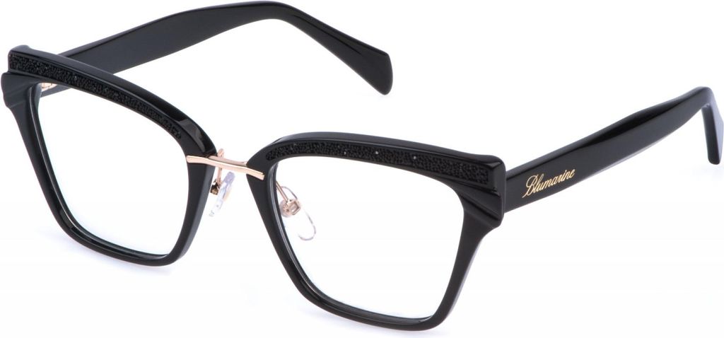 Blumarine VBM875S Nero lucido 52/21/140 Damen Brillen
