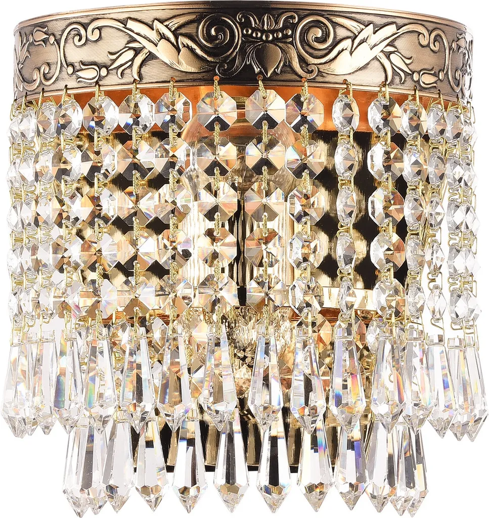 Lampe murale de luxe Maytoni PALACE en laiton doré pour salon chic