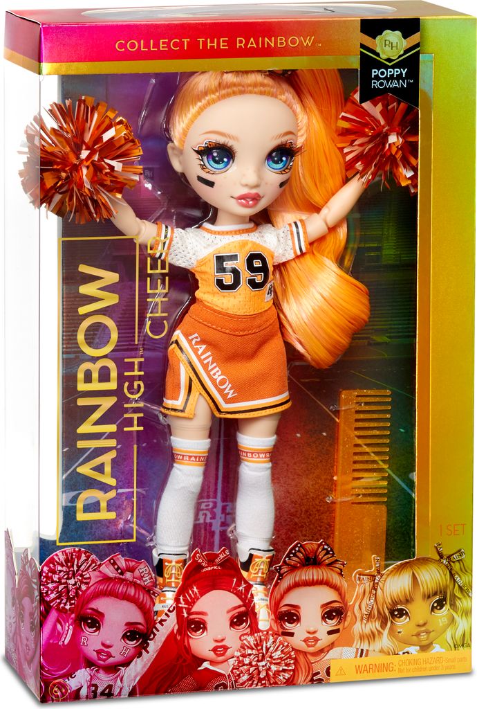MGA 18204172 Lalka Rainbow High Cheer - Poppy Rowan