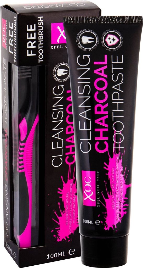 Oral Care zubní pasta Cleansing Charcoal 100 - Xpel Obrázek produktu 