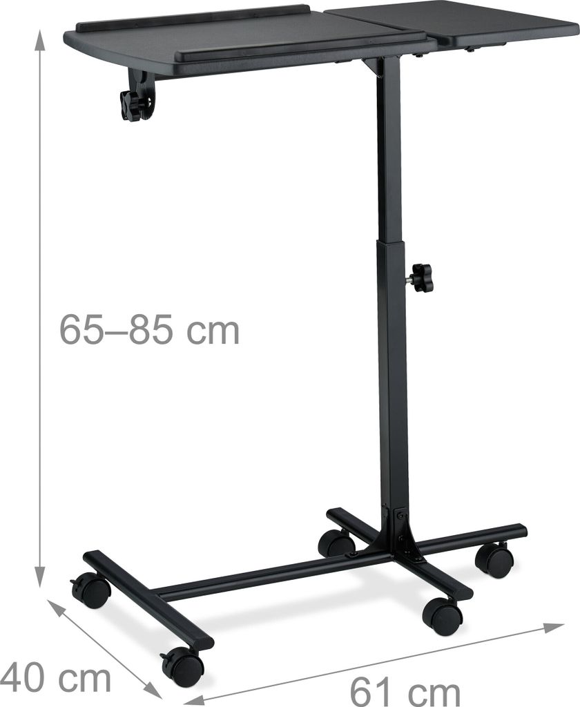 stolik pod laptopa z regulacją wysokości i kółkami Zdjęcie produktu 4