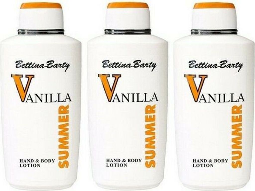 Bettina Barty Summer Vanilla Body Lotion 3 x 500 ml