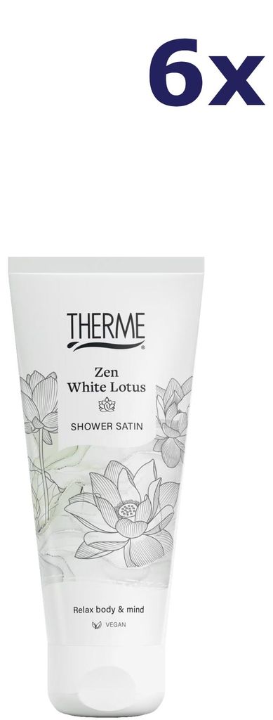 6x Therme Shower 200 ml Zen White Lotus Produktbild 