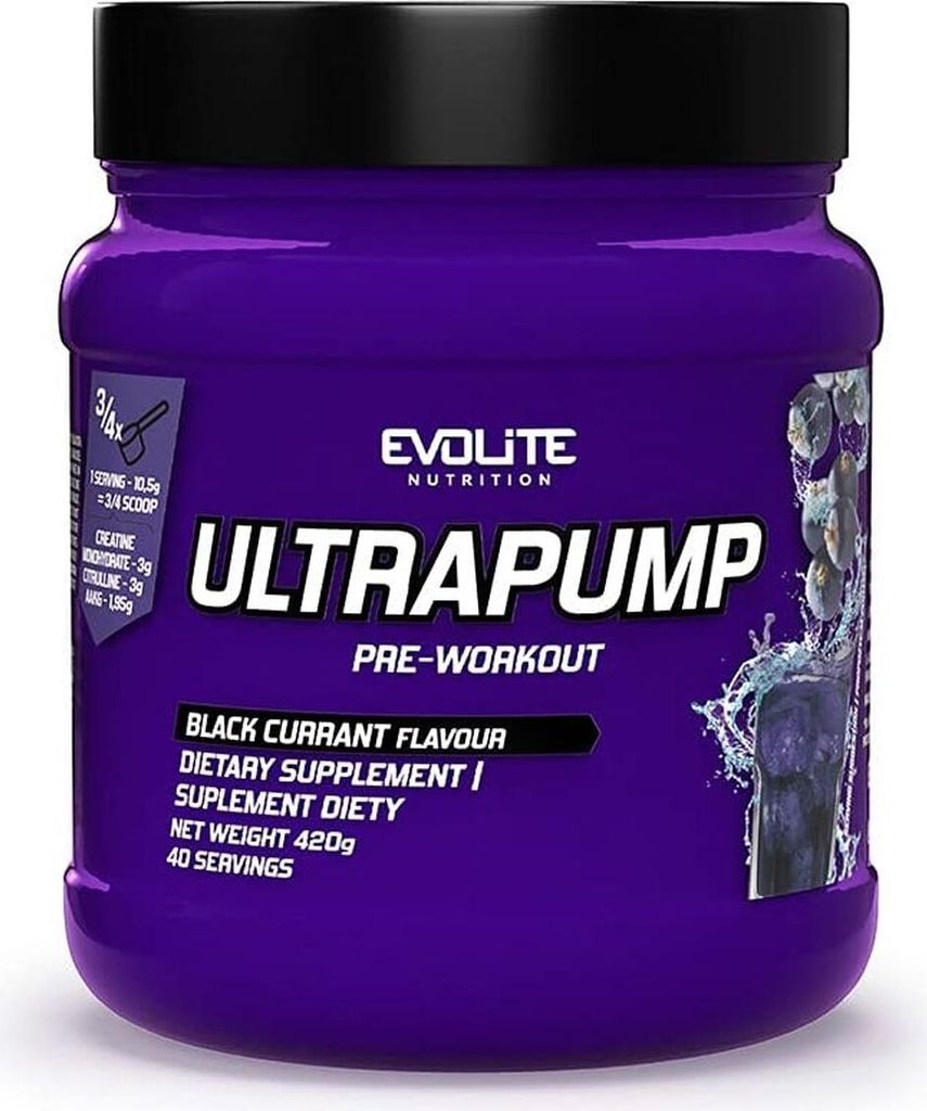 Evolite Nutrition Ultra Pump 420g Black Currant