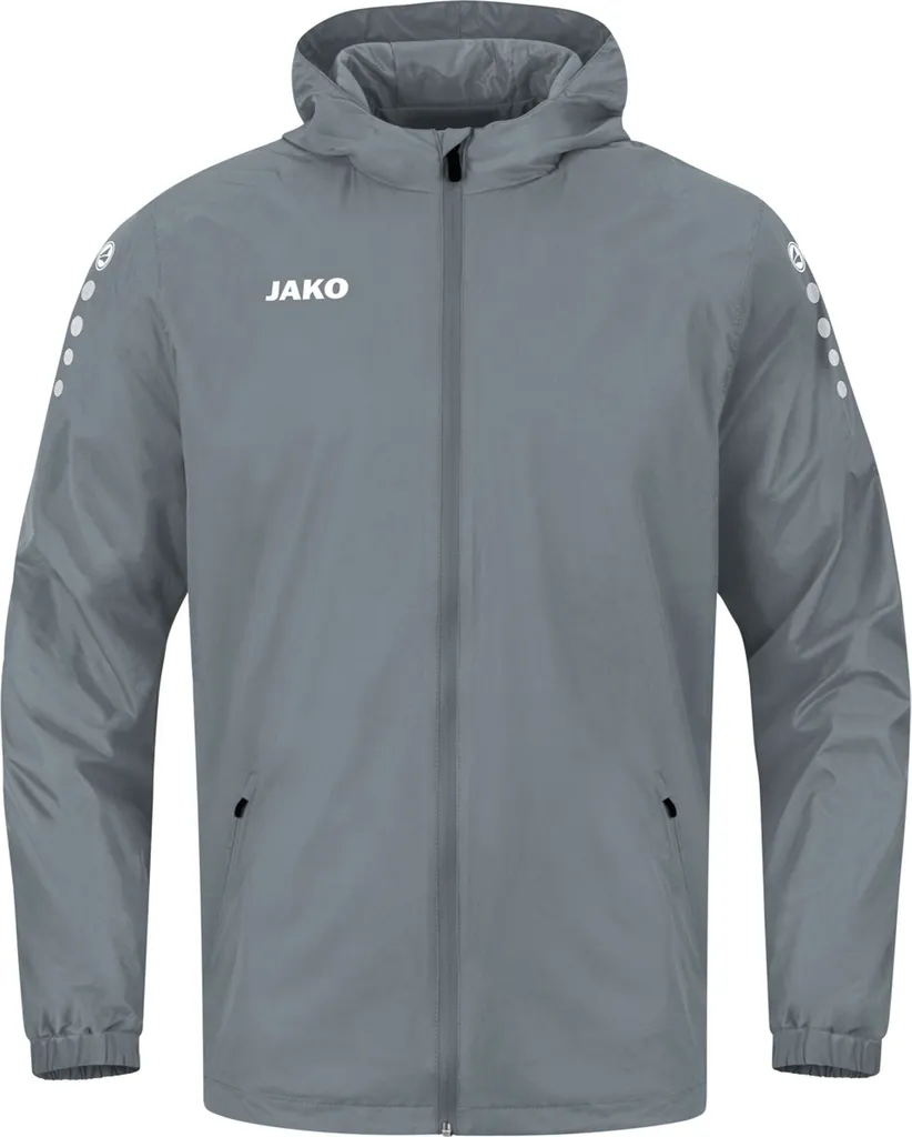 Veste de pluie imperméable Jako Team 2.0 grise pour enfant taille 116