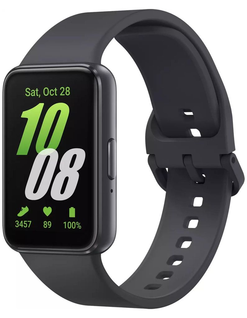 Samsung Galaxy Fit3 4,06 cm (1.6") AMOLED 40 mm Digital 256 x 402 Pixel Touchscreen Grau
