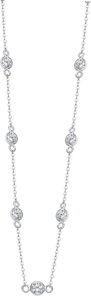 Sautoir en Argent Lotus Ladies pour Femme au Design Moderne et Épuré