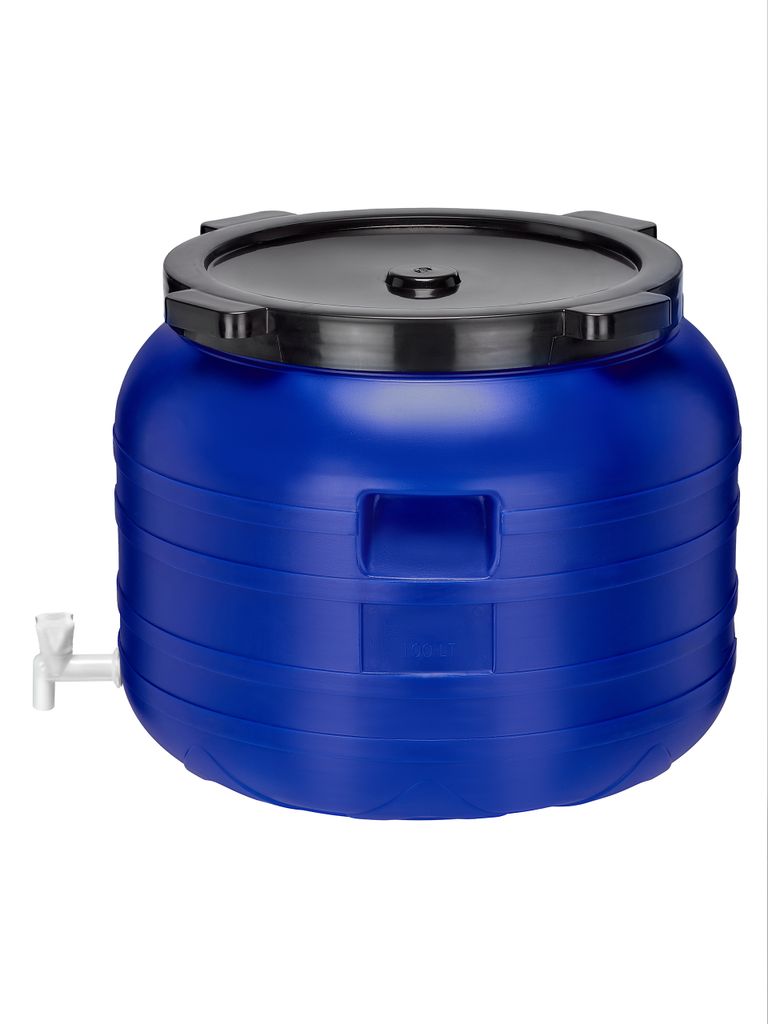 Garronda 100L Plastikfass BPA-freies Fass mit Hahn Produktbild 