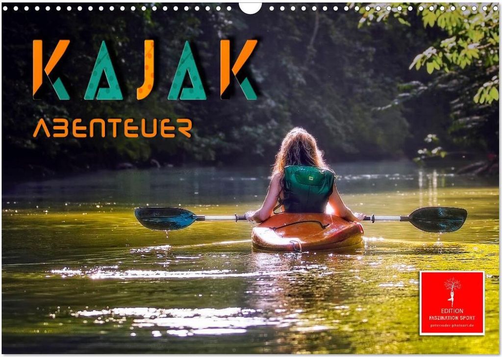 Kajak Abenteuer (Wandkalender 2026 DIN A3 quer), CALVENDO Monatskalender