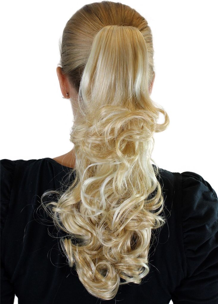 WIG ME UP Haarteil, Hellblond-Mix, lockig, JL-0071-24BF6B Produktbild 