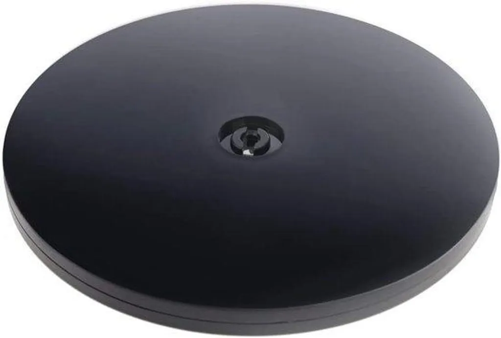 Plateau Tournant Multimédia 360 Degrés Noir - Socle Pivotant Universel