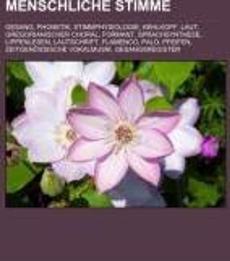 Menschliche Stimme