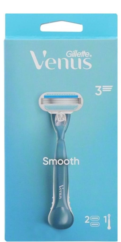 Gillette Venus Smooth Damenrasierer + 2 Klingen