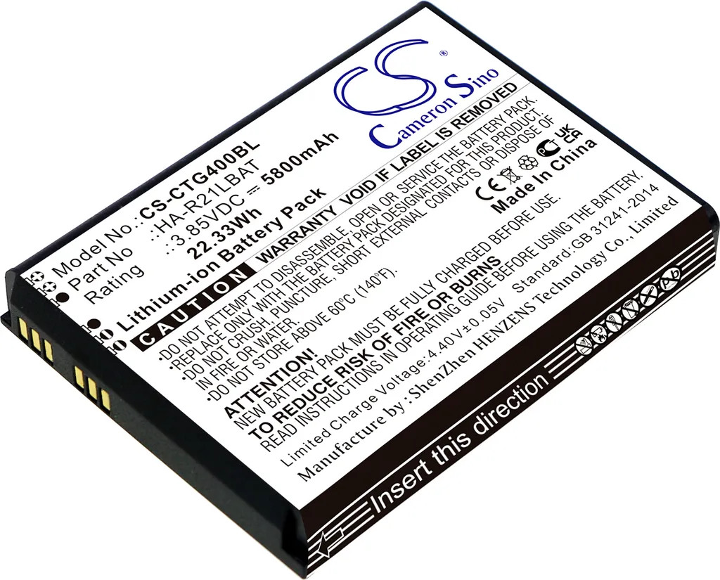 Batterie Haute Capacité HA-R21LBAT pour Casio IT-G400 - Longue Durée