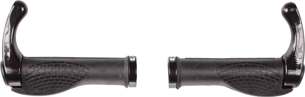 Fahrradgriffe mit Horn, schwarze Ausführung 39778
