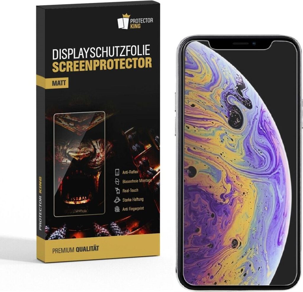 2x Displayschutzfolie für iPhone 11 Pro Max Displayfolie ANTI-REFLEX MATT