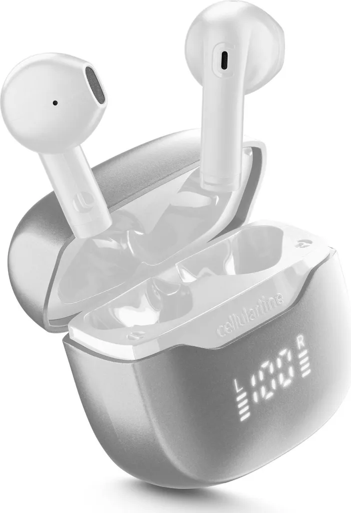 Écouteurs sans Fil Bluetooth Core Pro Cellularline avec Réduction de Bruit