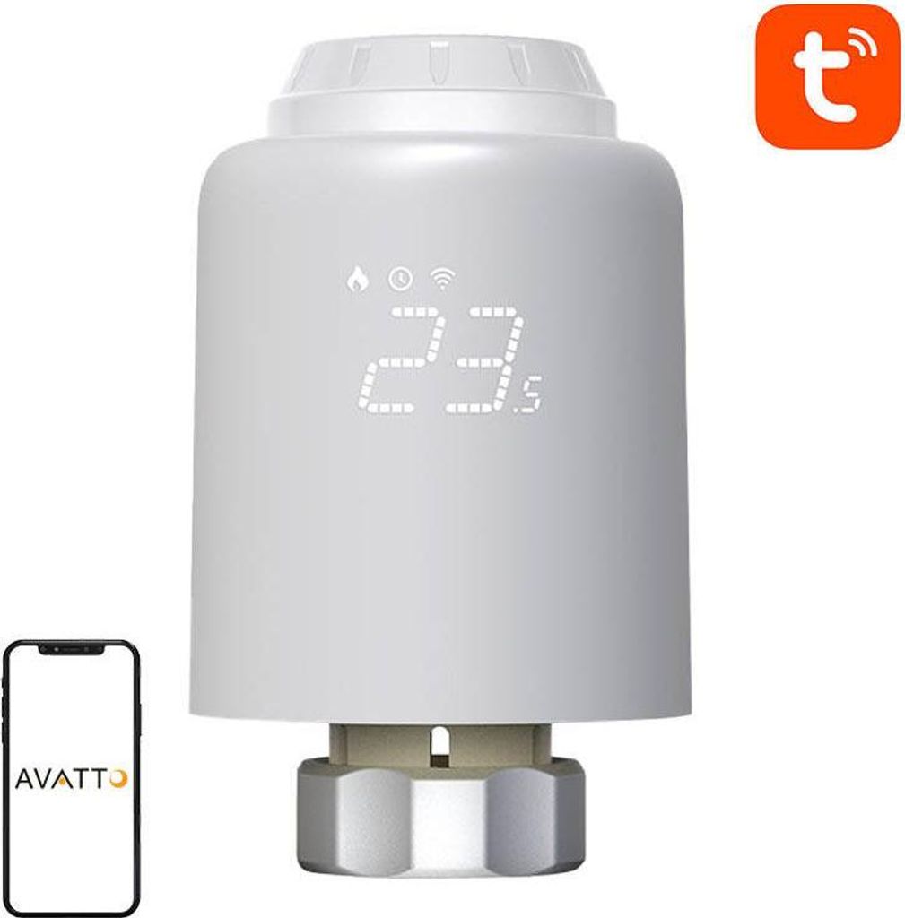 Testa termostatica intelligente Avatto Trv07 Wifi Tuya Immagine del prodotto 