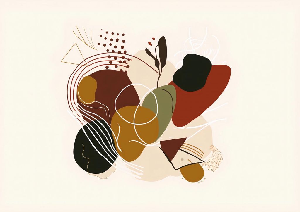 Plakat 59,4x42cm Organische Eruption