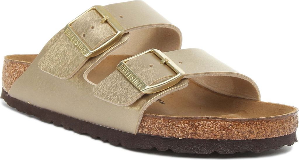 Birkenstock Arizona Frauen Doppel Riemen Birko Flor Sandale Produktbild 
