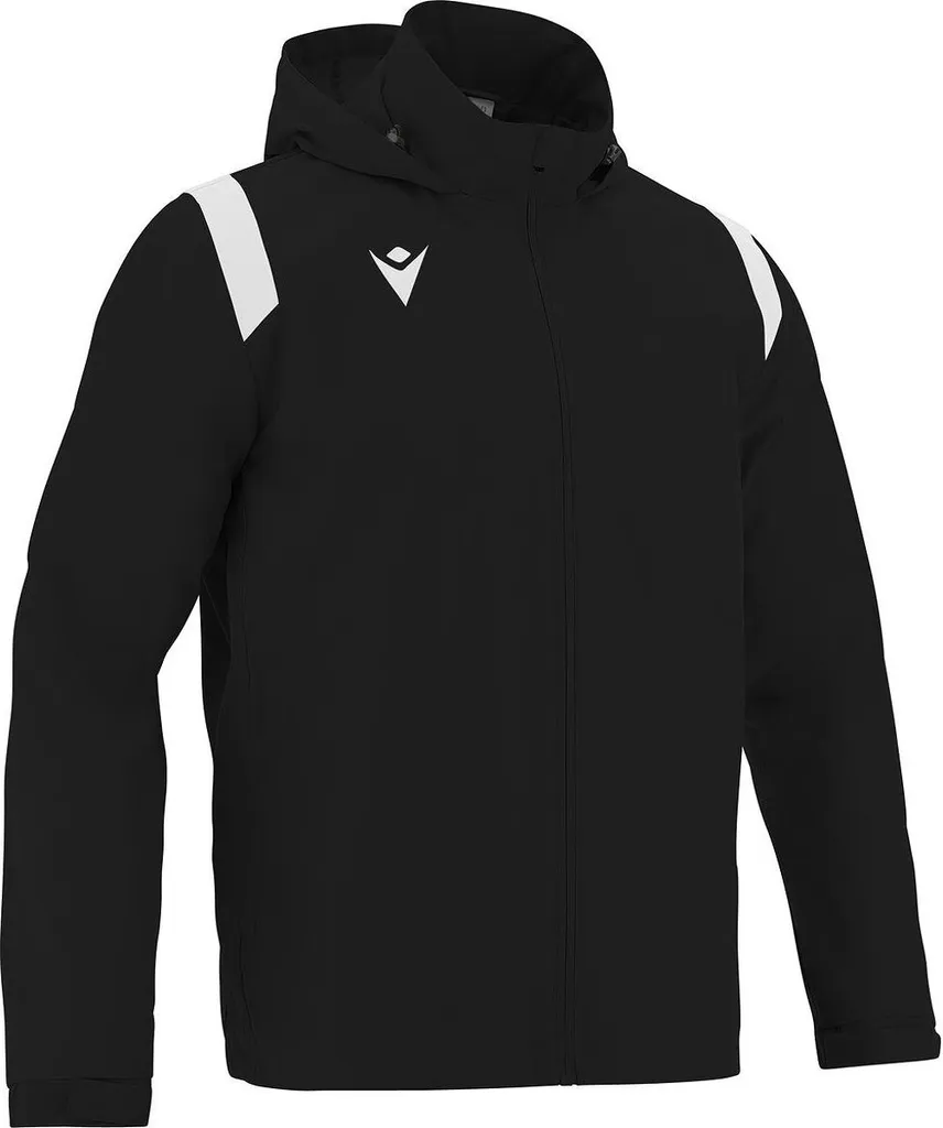 Veste Macron Saransk Coupe-Vent Hommes L Noir Léger et Imperméable