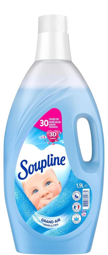 Soupline 1,9 l Weichspüler „Himmlisch frisch“ 29 sc Produktbild 