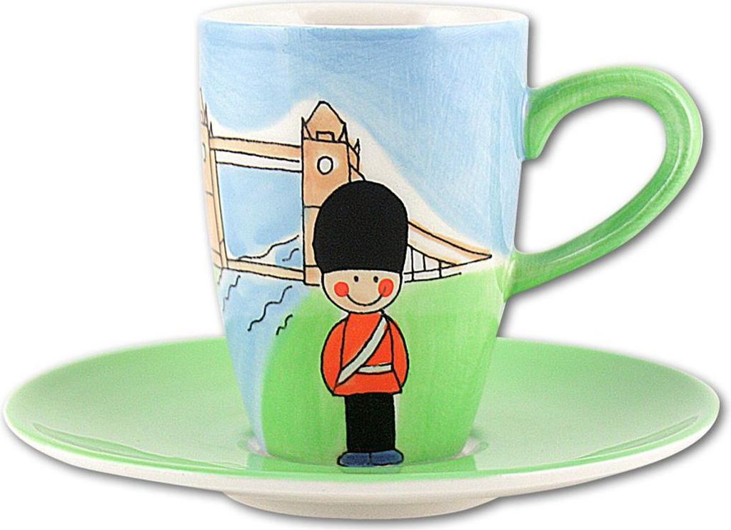 Mila Keramik Espresso-Tasse mit Untere London Produktbild 