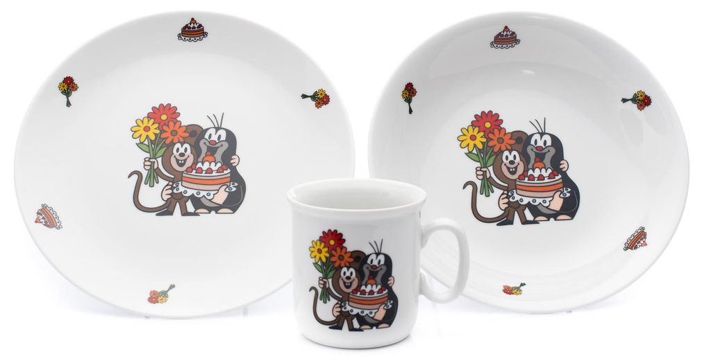 Thun 1794 Maulwurf und Kuchen, Kinderset, Thun, 3 Stück Produktbild 